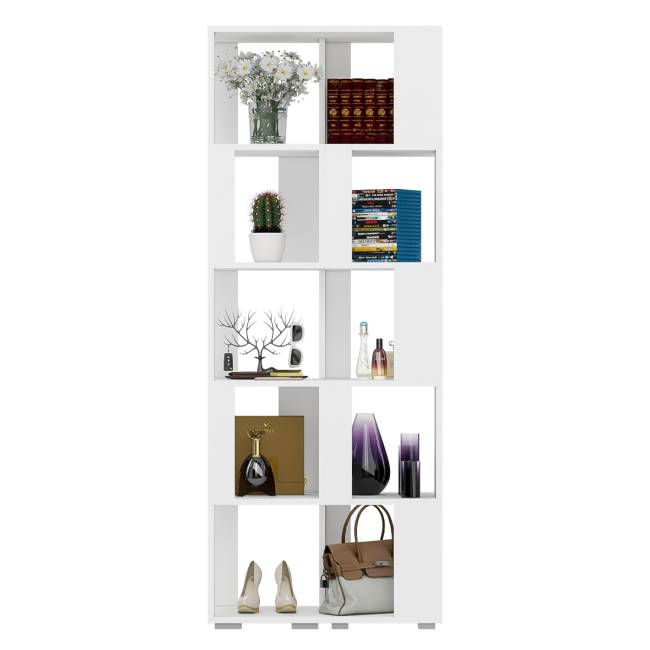 Комплект их 2-х стеллажей цвет белый