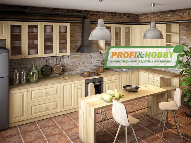 Тумба 2 двери, 1 ящик 800 х 560 х 720 сосна, без покраски