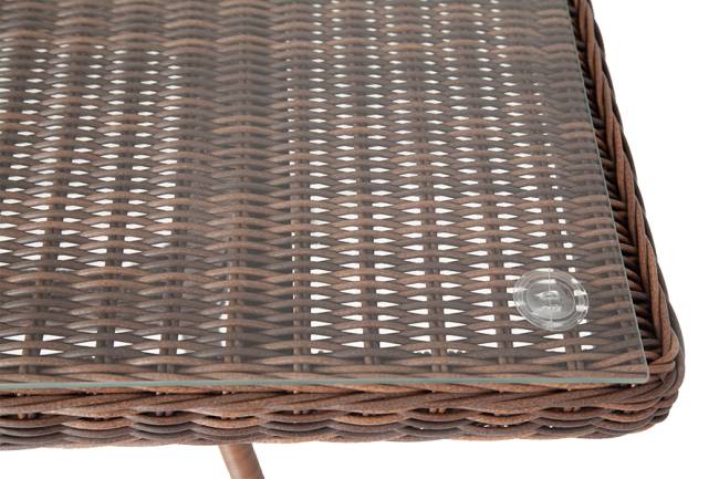 "Латте" плетеный стол из искусственного ротанга 200х90см, цвет коричневый "Латте" плетеный стол из искусственного ротанга 200х90см, цвет коричневый