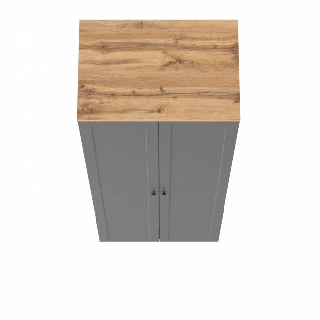 Шкаф Остин 13.224 цвет серый графит/дуб крафт золотой
