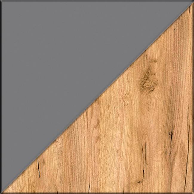 Шкаф Остин 13.224 цвет серый графит/дуб крафт золотой