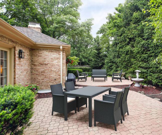 Столик плетеный для шезлонга GT 1009 антрацит 450х450х450 мм Столик плетеный для шезлонга GT 1009 антрацит 450х450х450 мм