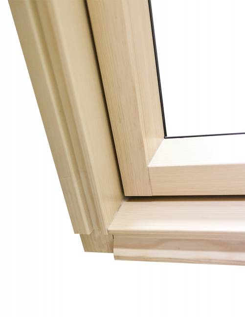 Деревянное мансардное окно FTS-V U2 (V22), однокамерное Деревянное мансардное окно FTS-V U2 (V22), однокамерное