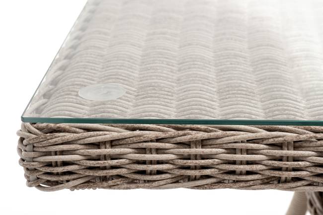 "Латте" плетеный стол из искусственного ротанга 200х90см, цвет бежевый "Латте" плетеный стол из искусственного ротанга 200х90см, цвет бежевый