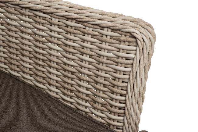 "Алиса" кресло плетеное, цвет бежевый с подушками "Алиса" кресло плетеное, цвет бежевый с подушками