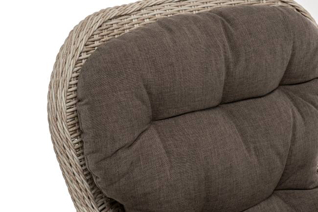 "Алиса" кресло плетеное, цвет бежевый с подушками "Алиса" кресло плетеное, цвет бежевый с подушками