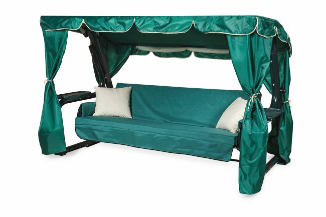 Садовые качели Нирвана 76 PREMIUM зеленый