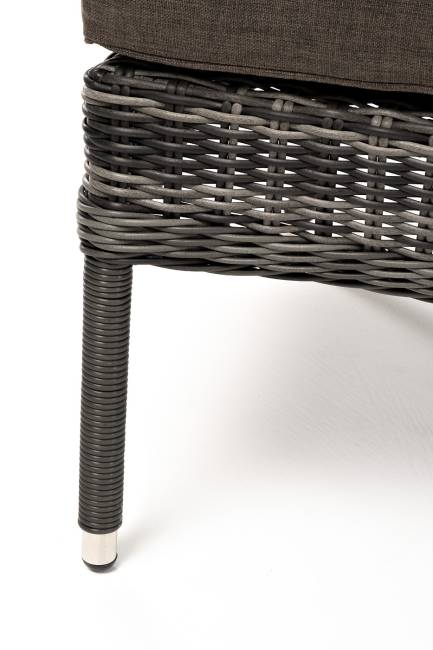 "Алиса" кресло плетеное, цвет графит с подушками "Алиса" кресло плетеное, цвет графит с подушками
