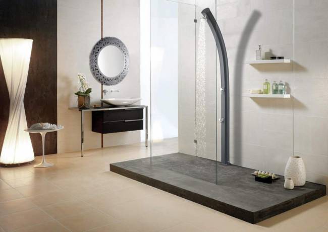 Душ уличный Jolly A 525 голубой 165х150х2260 мм