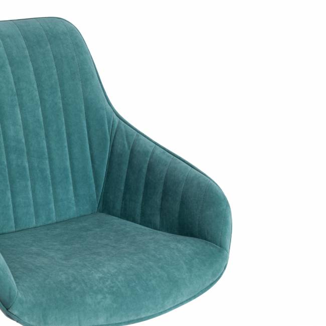 Кресло DUBLIN велюр Clermon, бирюзовый, 140 бирюзовый велюр Clermon