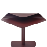 Журнальный столик Cornea металл бордовый