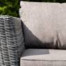 "Капучино" лаунж-зона из искусственного ротанга, цвет графит