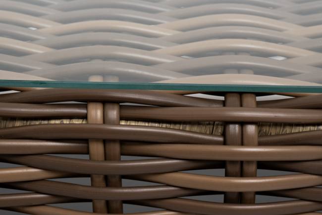 "Палермо" журнальный столик из искусственного ротанга, цвет соломенный "Палермо" журнальный столик из искусственного ротанга, цвет соломенный