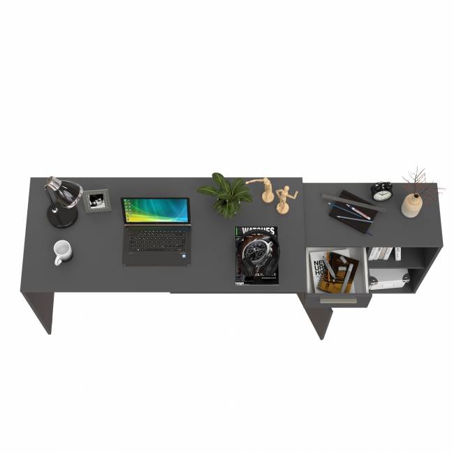 Стол-трансформер письменный Лайт 03.245.01 цвет тёмно-серый