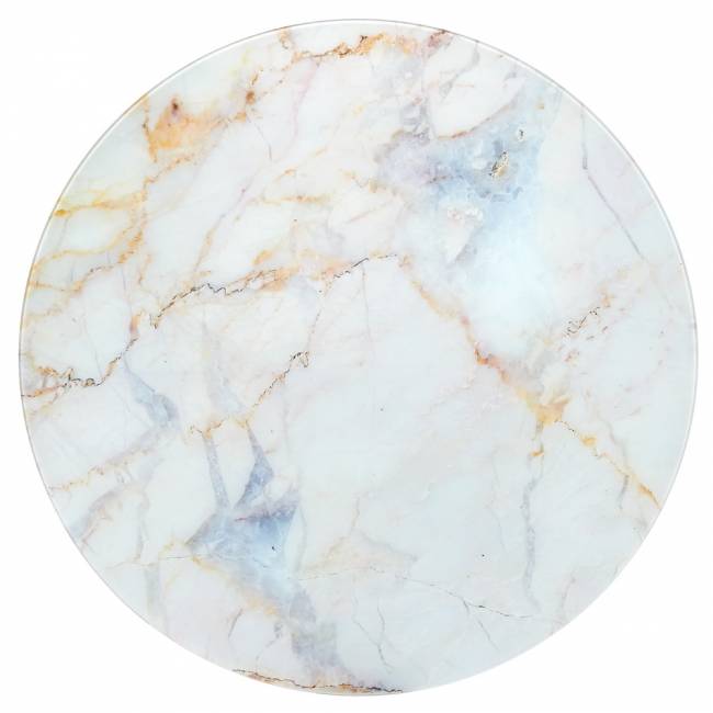 Набор кофейных столиков Tango бежевый мрамор с белыми ножками, 2шт RF 0352 Набор кофейных столиков Tango бежевый мрамор с белыми ножками, 2шт RF 0352