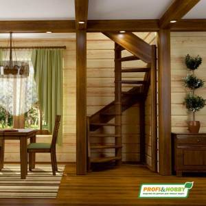 Деревянная лестница ЛС-1.2х Деревянная лестница ЛС-1.2х