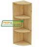 Шкаф-стеллаж заверш 280 х 280 х 900 открытый, сосна, без покраски