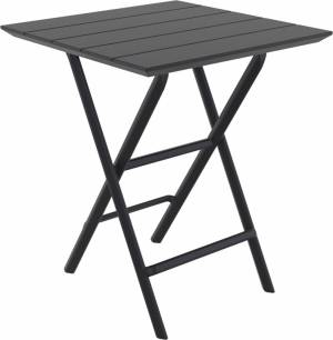 Стол пластиковый складной Helen Folding Table 60 черный 600х600х740 мм