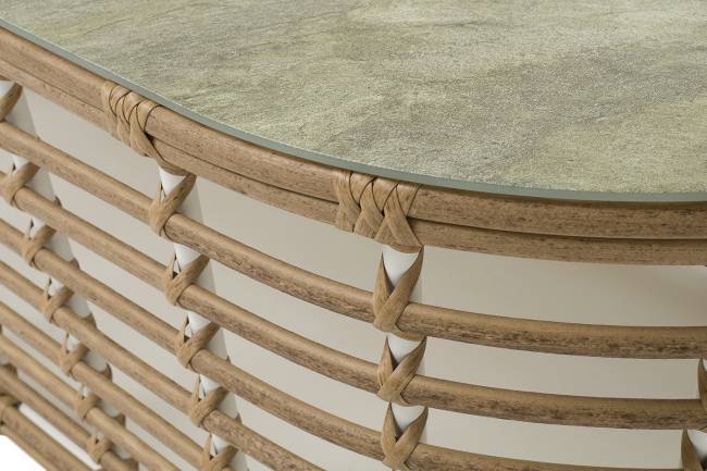 "Валенсия" журнальный столик из искусственного ротанга, цвет соломенный "Валенсия" журнальный столик из искусственного ротанга, цвет соломенный