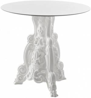 Стол из HPL пластика Lord Of Love Standard молочный белый, белый Ø790х730 мм Стол из HPL пластика Lord Of Love Standard молочный белый, белый Ø790х730 мм