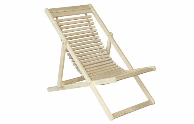 Шезлонг Мартини 22, Натуральное дерево