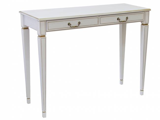 Консоль Васко В 91Н белый ясень/золото Консоль Васко В 91Н белый ясень/золото