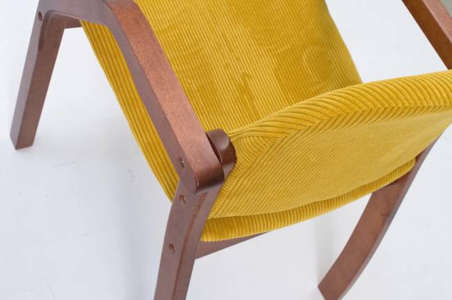 Стул-кресло Джуно 2.0 орех/жёлтый