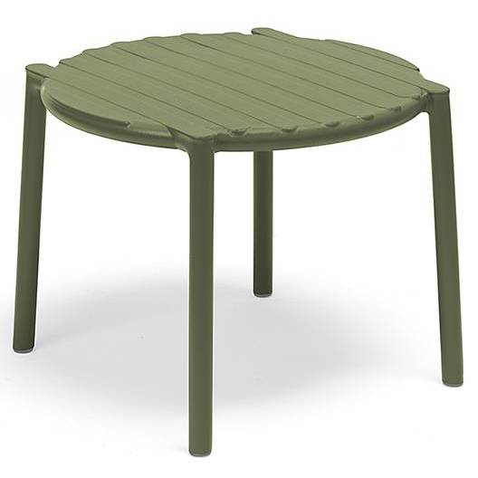 Столик пластиковый журнальный Doga агава Ø500х400 мм