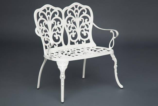 Скамья Secret De Maison Symphonie алюминиевый сплав, 95х56х92см, butter white белый алюминиевый сплав Скамья Secret De Maison Symphonie алюминиевый сплав, 95х56х92см, butter white белый алюминиевый сплав