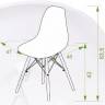 Стул Eames оранжевый Стул Eames оранжевый