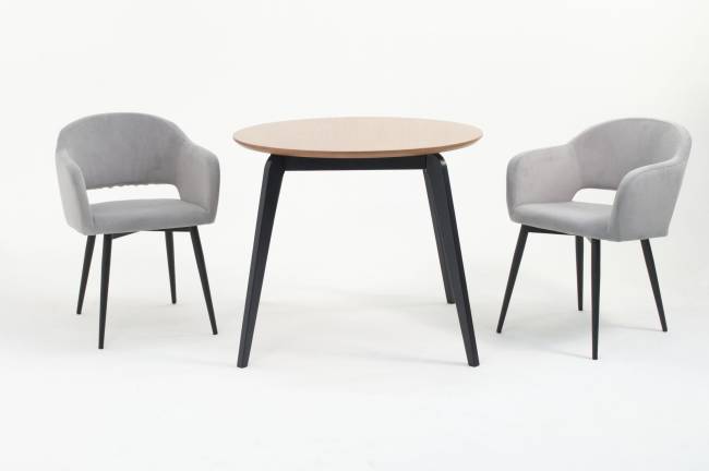 Стул Пичч чёрный / серый